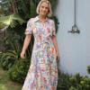 Sicilian Postcard Shirt Dress