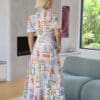 Sicilian Postcard Shirt Dress - Image 6