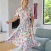 Sicilian Postcard Shirt Dress - Image 7