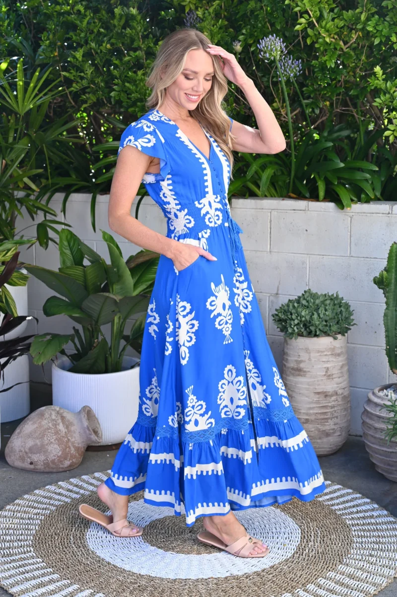 Priya Boho Maxi - Blue - Image 6