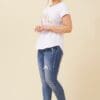 Amour Gold Tee - White - Image 3