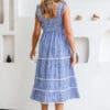 Jesy Gingham Maxi - Blue - Image 4