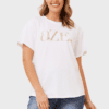 AZE Sequin Tee - White