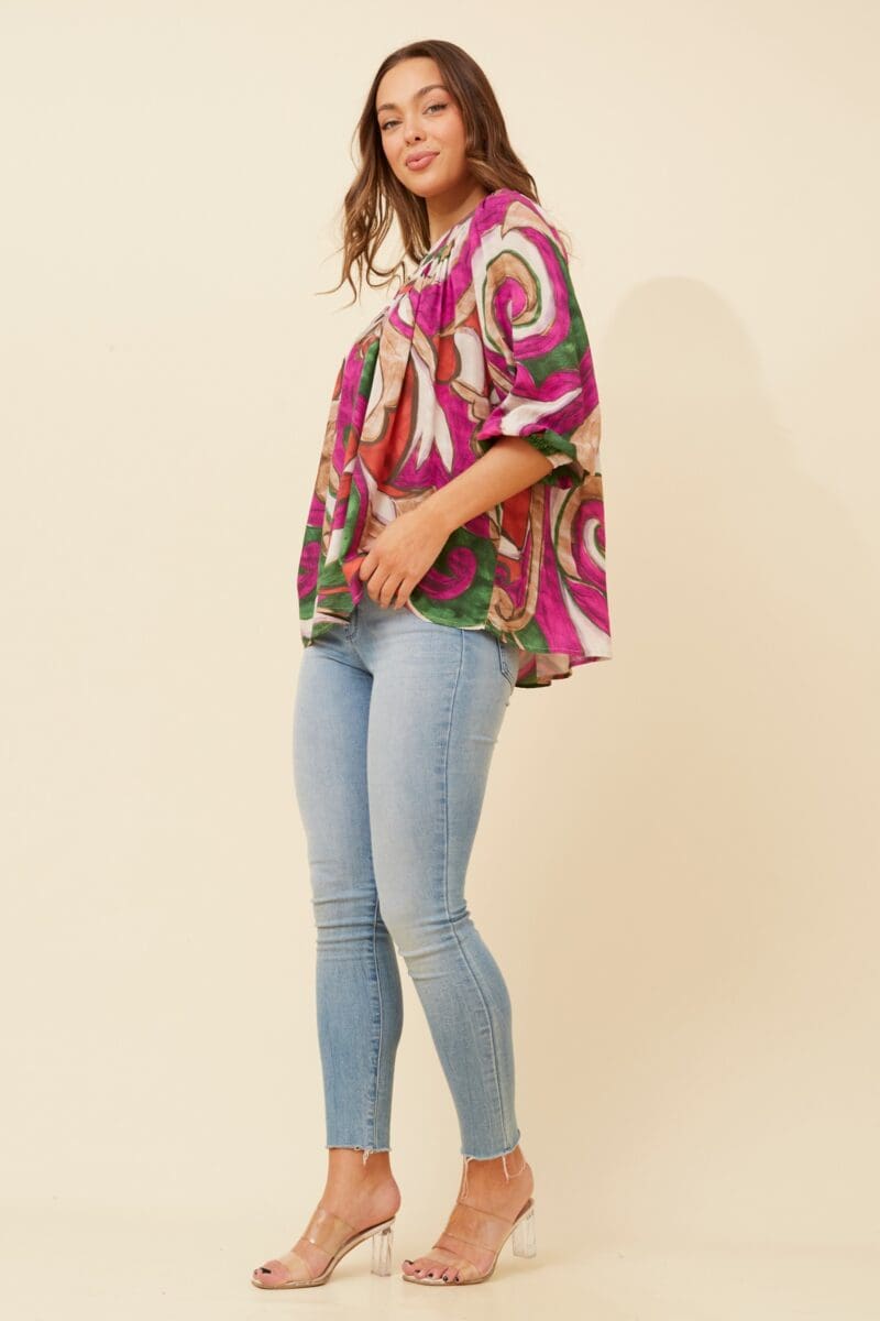 Imelda Abstract Blouse - Image 3