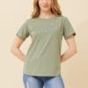 Coco Solid Tee - Sage - Image 5