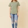 Coco Solid Tee - Sage - Image 4