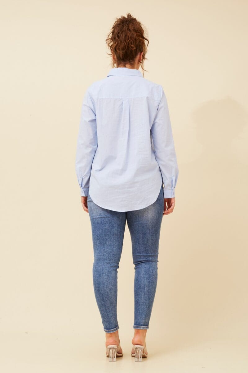 Bailey Solid Shirt - Skylight - Image 2