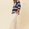 Priya Boho Blouse - Navy - Image 3