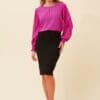 Waverly Pleated Blouse - Orchid - Image 2