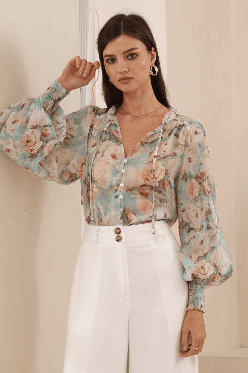 Elysia Blouse - Rose