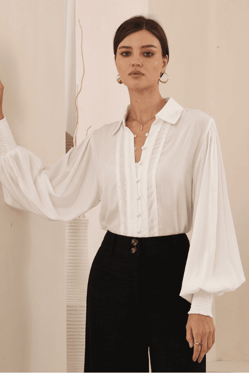 Maia Blouse - White