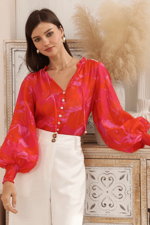 Elysia Blouse - Sunset